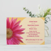 Tropisch Roze Daisy Vrijgezellenfeest Kaart (Staand voorkant)