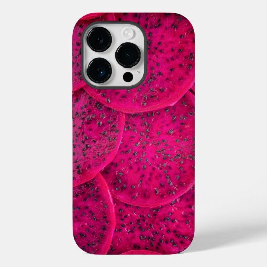 Tropisch roze drakenfruit Case-Mate iPhone case (Achterkant)