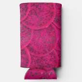 Tropisch roze drakenfruit seltzer blikjeskoeler (Achterkant)