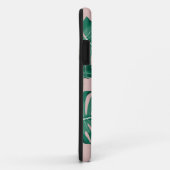 Tropisch roze en groene handpalmen zonder naadloos Case-Mate iPhone case (Achterkant/rechts)