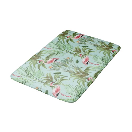 Tropisch Roze Flamingo Badmat (Gekanteld)