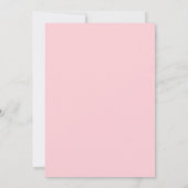 Tropisch roze flamingo Birthday Party Kaart (Achterkant)