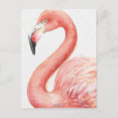 Tropisch | Roze Flamingo Briefkaart (Voorkant)