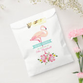 Tropisch roze flamingo Floral Vrijgezellenfeest Bedankzakje (Gezegeld)