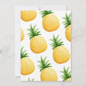 Tropisch Roze Flamingo Girl 2e verjaardag Kaart (Achterkant)