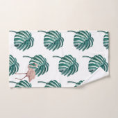Tropisch roze flamingo het Schilderen van de Reeks Bad Handdoek (Handdoek)