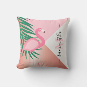 Tropisch Roze Flamingo Kussen