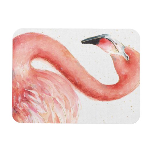 Tropisch | Roze Flamingo Magneet (Horizontaal)