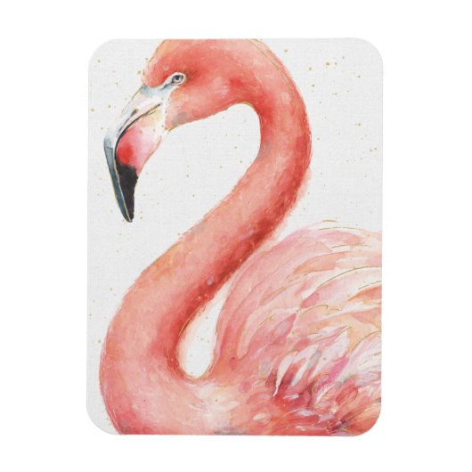 Tropisch | Roze Flamingo Magneet (Verticaal)