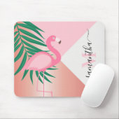 Tropisch Roze Flamingo Muismat (Met muis)