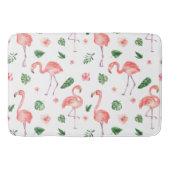 Tropisch roze Flamingo patroon badkamer Badmat (Voorkant)
