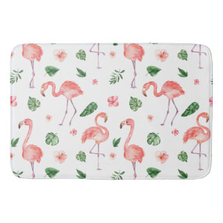 Tropisch roze Flamingo patroon badkamer Badmat