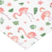 Tropisch roze Flamingo patroon Kitchen Tafelkleed (Gekanteld)
