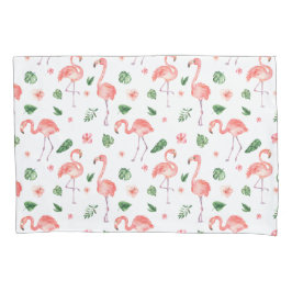 Tropisch roze Flamingo patroon Kussensloop