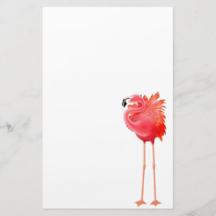 Tropisch roze flamingo Stationery Briefpapier