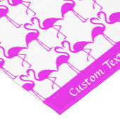 Tropisch roze flamingos Romantic Heart Exotic Korte Tafelloper (Hoek)