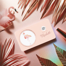 Tropisch Roze Goud en Blush Roze Flamingo