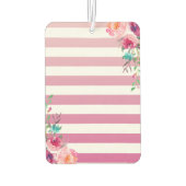 Tropisch roze goudananasappel, gepersonaliseerd luchtverfrisser (Achterkant)