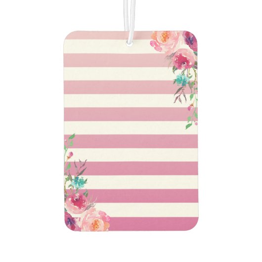 Tropisch roze goudananasappel, gepersonaliseerd luchtverfrisser (Achterkant)