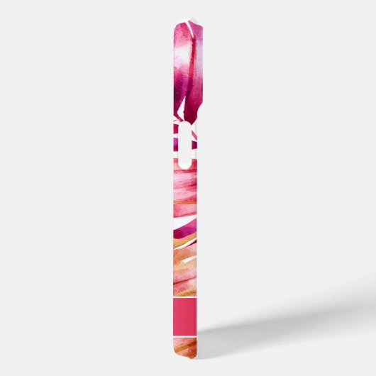 Tropisch roze gouden handpalmen Persoonlijke naam Case-Mate iPhone Case (Achterkant / Rechts)