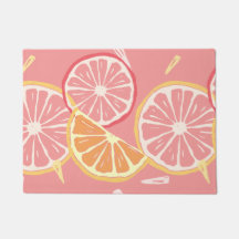 Tropisch roze grapefruits (pompelmoezen) en citroe