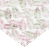 Tropisch roze groene bladeren tafelkleed (Gekanteld)