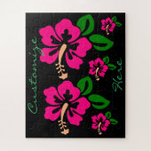 Tropisch roze hibiscus flower Thunder_Cove Legpuzzel (Verticaal)