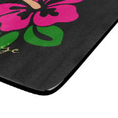 Tropisch roze hibiscus flower Thunder_Cove Snijplank (Hoek)