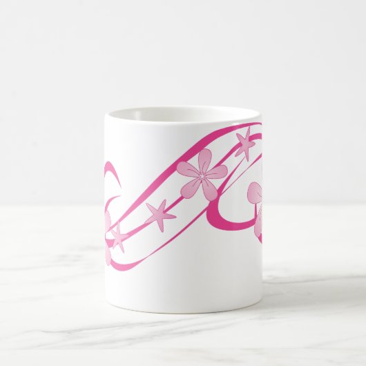 Tropisch roze koffiemok (Center)