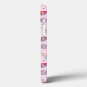 Tropisch roze Memphis Style Pattern Case-Mate iPhone Case (Achterkant / Links)