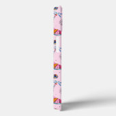 Tropisch roze Memphis Style Pattern Case-Mate iPhone Case (Achterkant / Rechts)