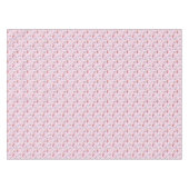 Tropisch roze Memphis Style Pattern Tafelkleed (Voorkant (Horizontaal))