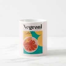 Tropisch roze negroni Cocktail Retro
