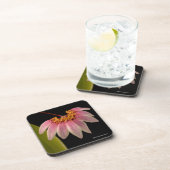 Tropisch roze orchidee bier onderzetter (Rechterzijde)
