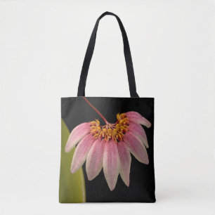 Tropisch roze orchidee tote bag