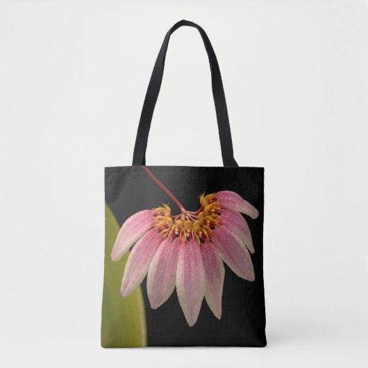 Tropisch roze orchidee tote bag (Voorkant)