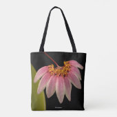 Tropisch roze orchidee tote bag (Achterkant)