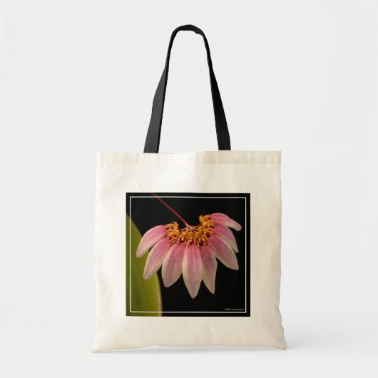 Tropisch roze orchidee tote bag (Voorkant)