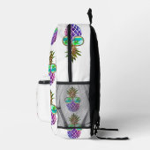 Tropisch roze paarse ananas bedrukte rugzak (Rechts)