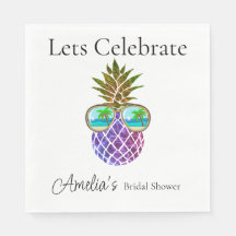 Tropisch roze paarse ananas