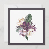 Tropisch roze papegaai 60e verjaardag kaart (Achterkant)