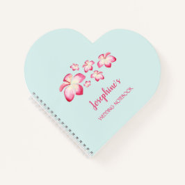 Tropisch Roze Plumeria Trouw Notebook Notitieboek