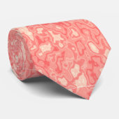 Tropisch roze Stropdas (Opgerold)