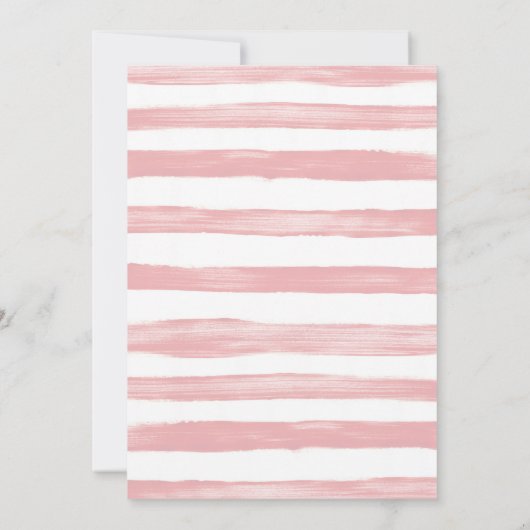 Tropisch Roze Verjaardagsfeest Kaart (Achterkant)