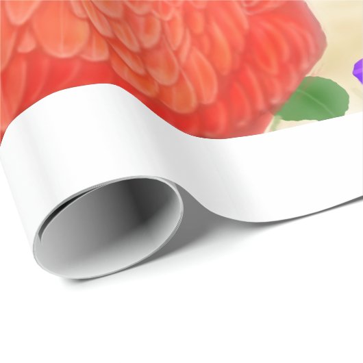 Tropisch roze vlamJargnvogels die papier overvalle (Rol Hoek)