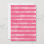 Tropisch roze watermeloen Baby shower Kaart (Achterkant)