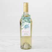 Tropisch roze Waterverf Zee Flessenhanger (Op fles)