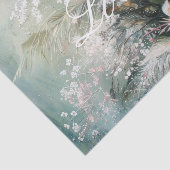 Tropisch roze witte hibiscus bloemrijke liefde tissuepapier (Detail)