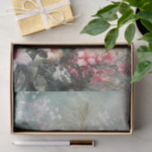 Tropisch roze witte hibiscus bloemrijke liefde tissuepapier (Geschenk)