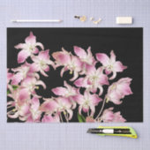 Tropisch roze witte orchidee Flowers-weefselpapier Tissuepapier (Craft)